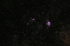 297-Lagune-et-Trifide-Canon-600D-200-mm-pose-unique-2mns-1600ISO-sur-Astrotrac-photo-Olivier-et-Jean-Michel