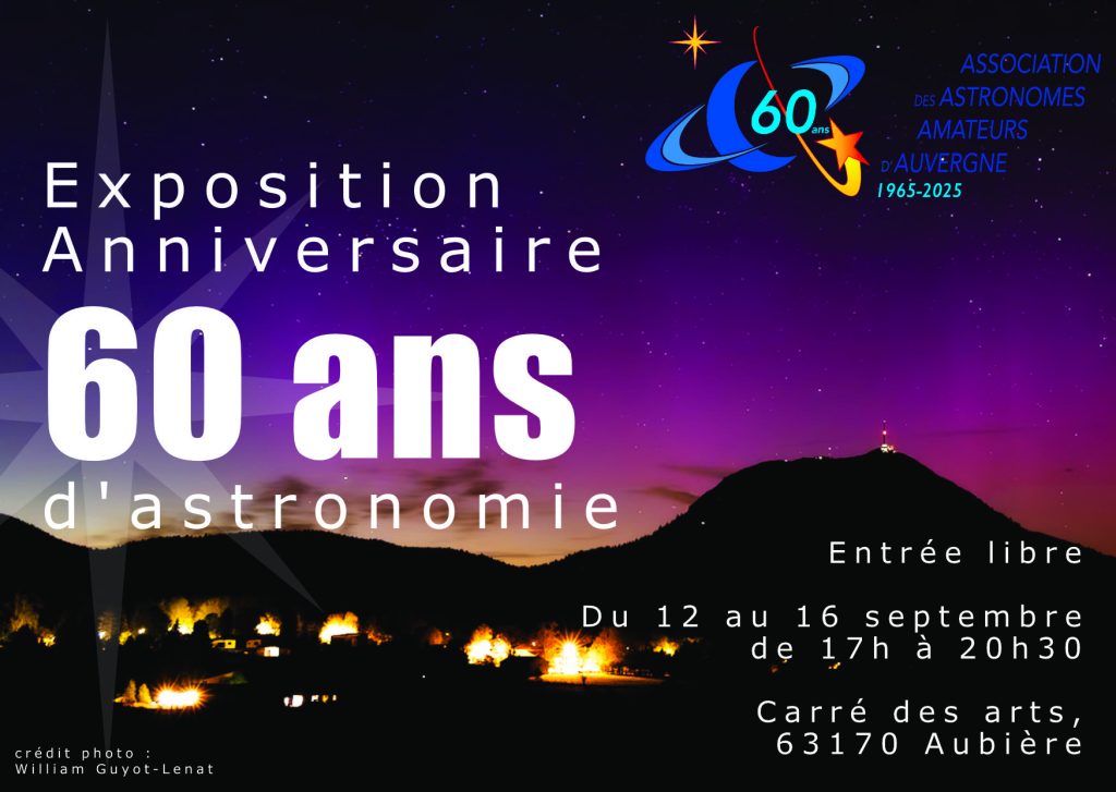Affiche de l'exposition des 60 ans